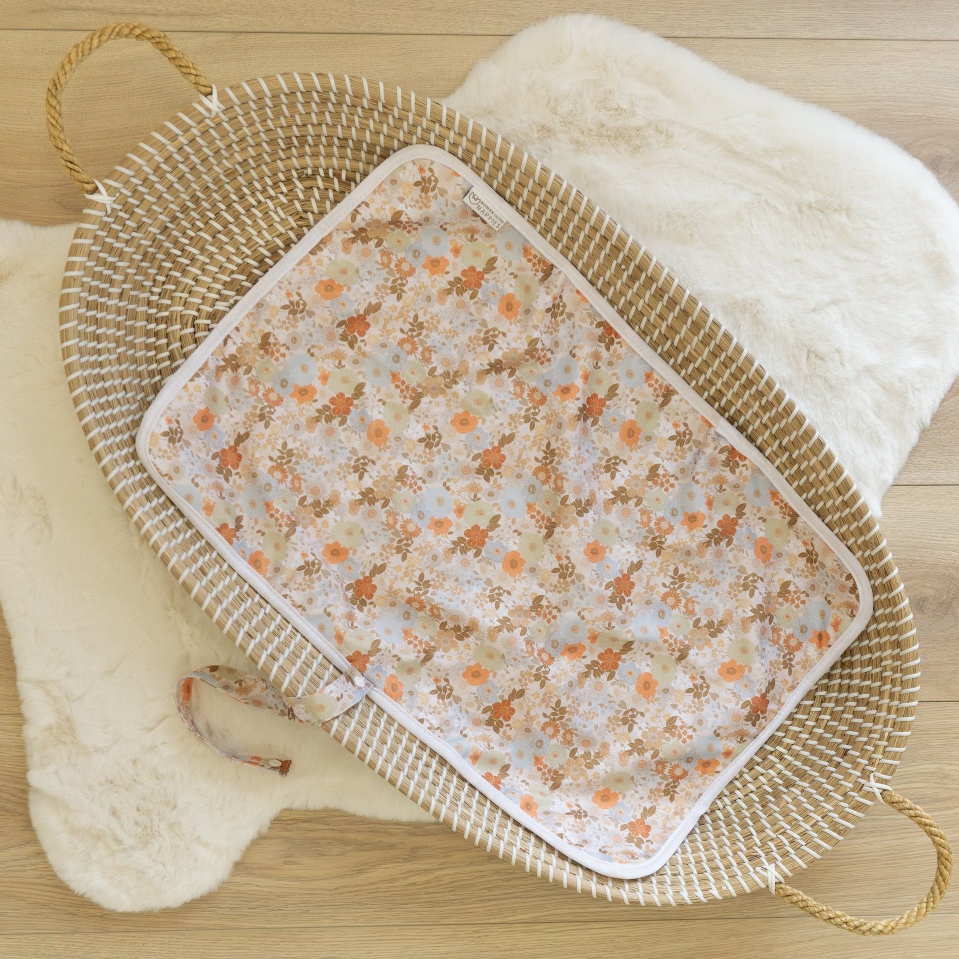 Baby Travel Changing Mat in Blissful Blossom