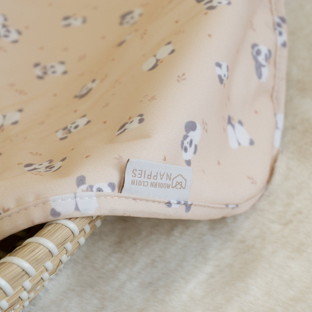 Portable Baby Changing Mat with Pandas Design