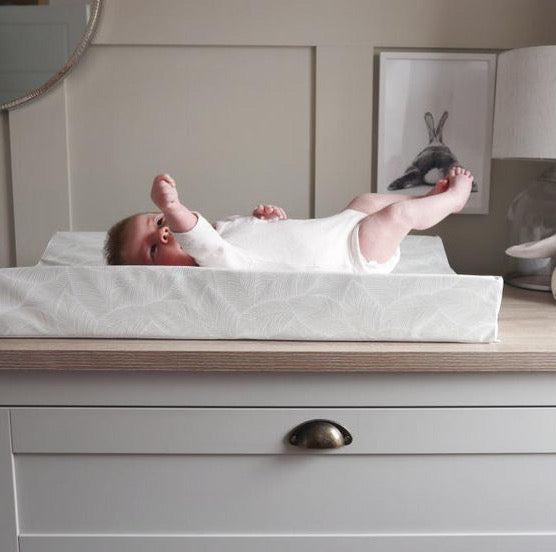 Anti-Roll Wedge Changing Mat - Gold Leaf Print