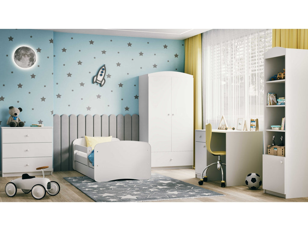 babydreams chest of drawers in a soft-lit nursery with pastel decor