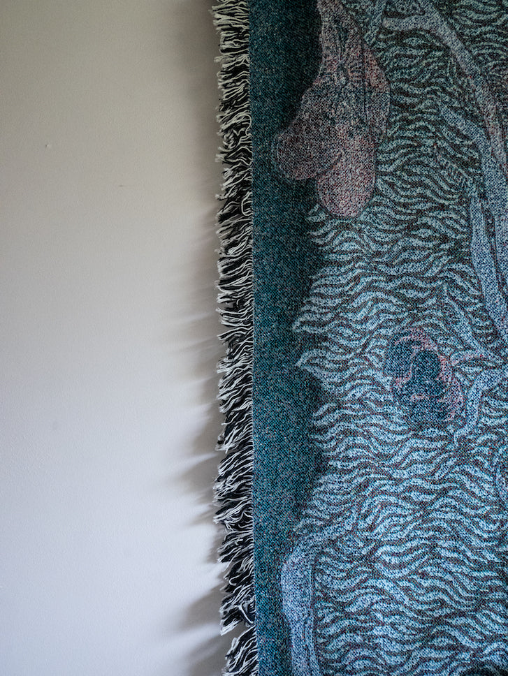 Nouveau Blossom Woven Blanket Pre Order