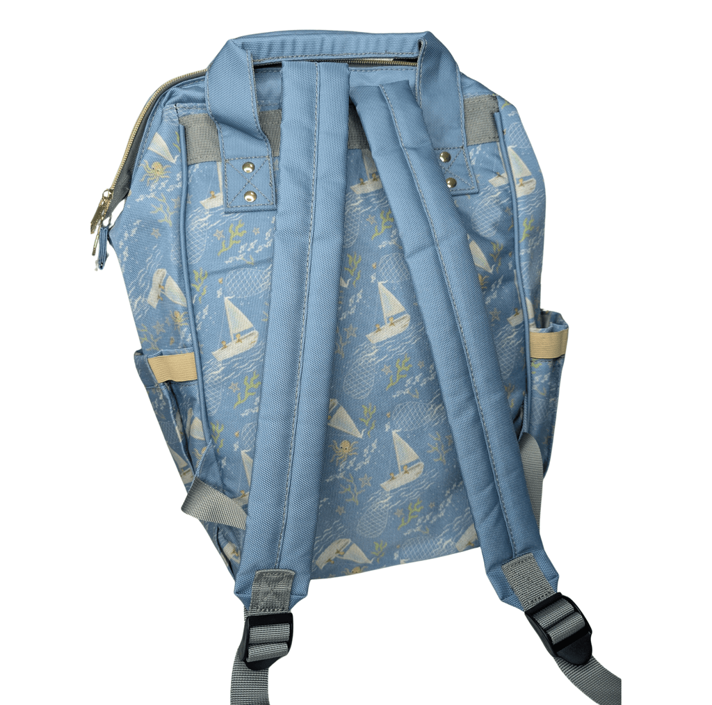 Nautical Baby Changing Bag in Blue