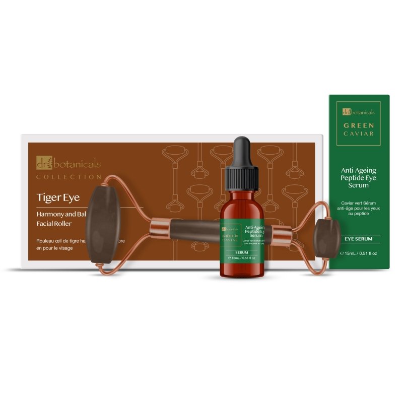Balancing Facial Roller and Green Caviar Eye Serum Kit