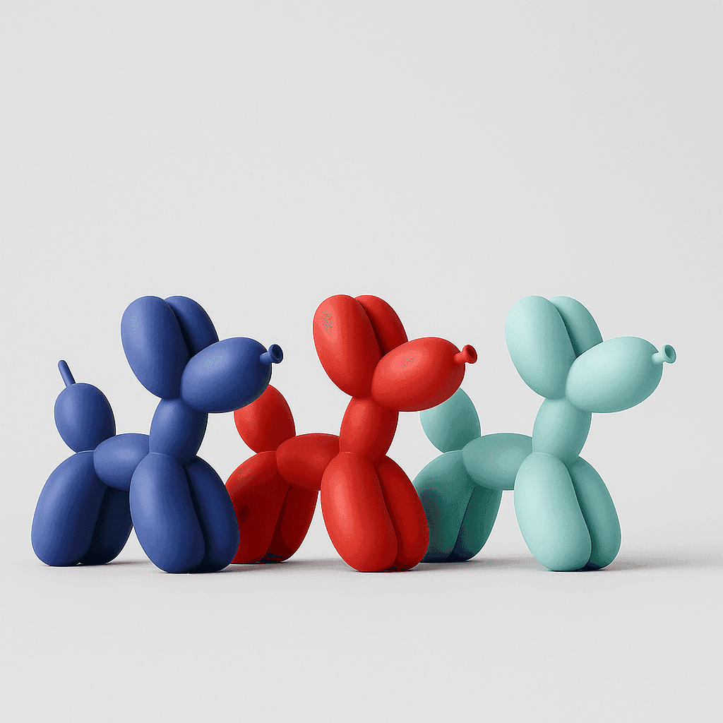 Balloon Dog Sculpture in 15 Colors