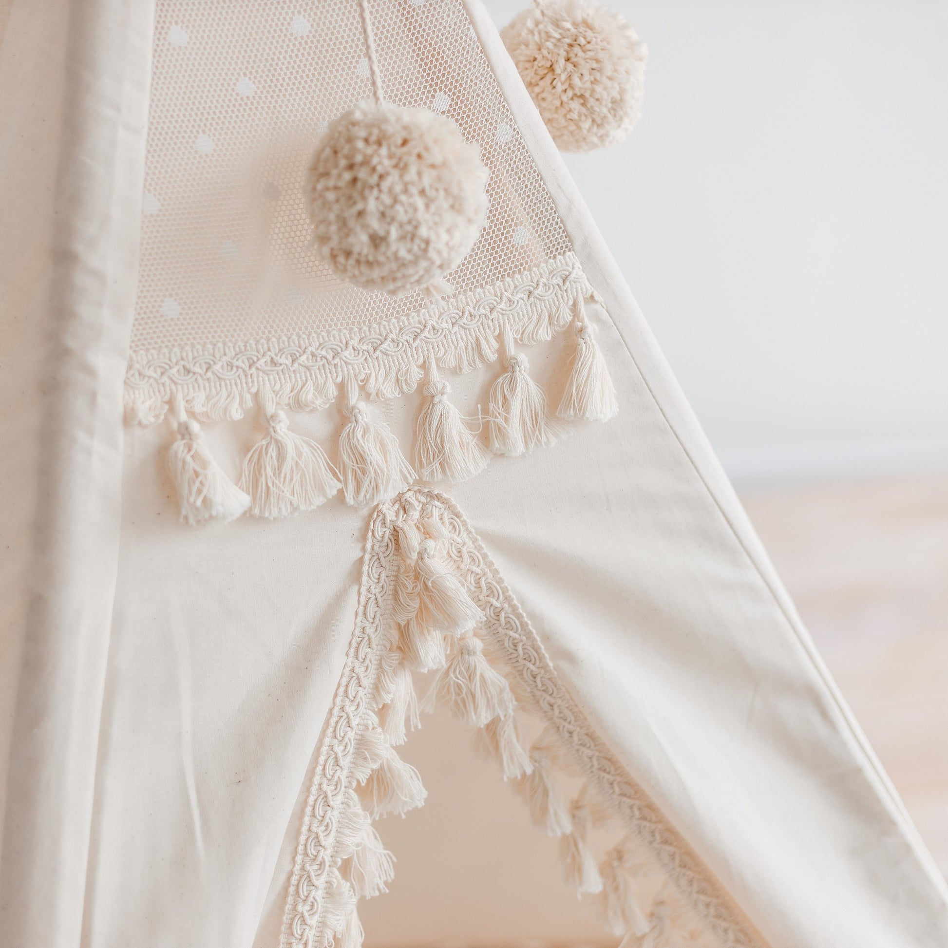 Boho Kids Teepee with Tassels