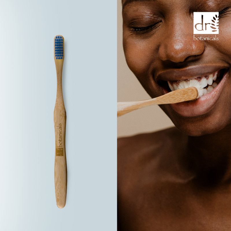 Blue Bamboo Toothbrush
