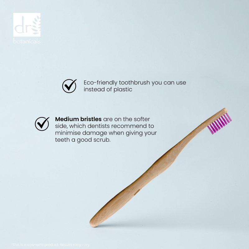 Purple Bamboo Toothbrush