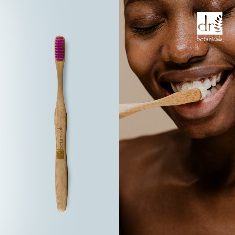 Purple Bamboo Toothbrush