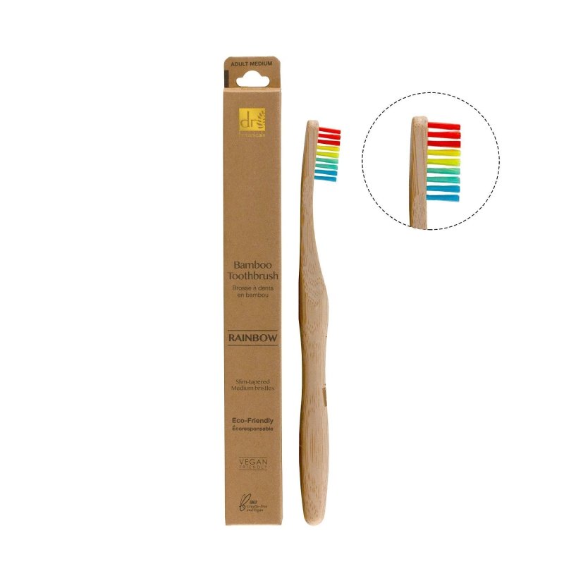 Rainbow Bamboo Toothbrush