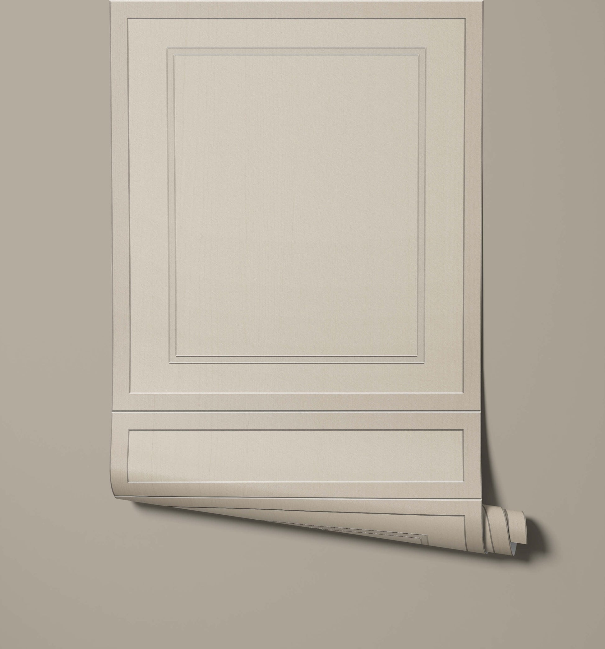 Minimal 3D Faux Wood Panel Wallpaper