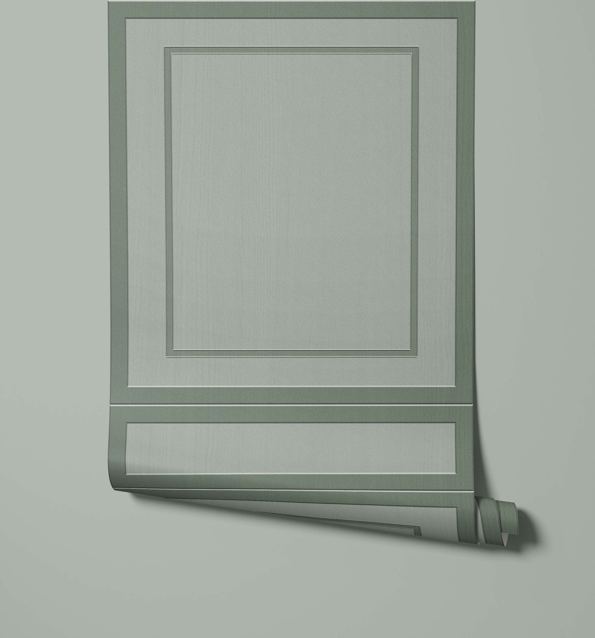 Minimal 3D Faux Wood Panel Wallpaper