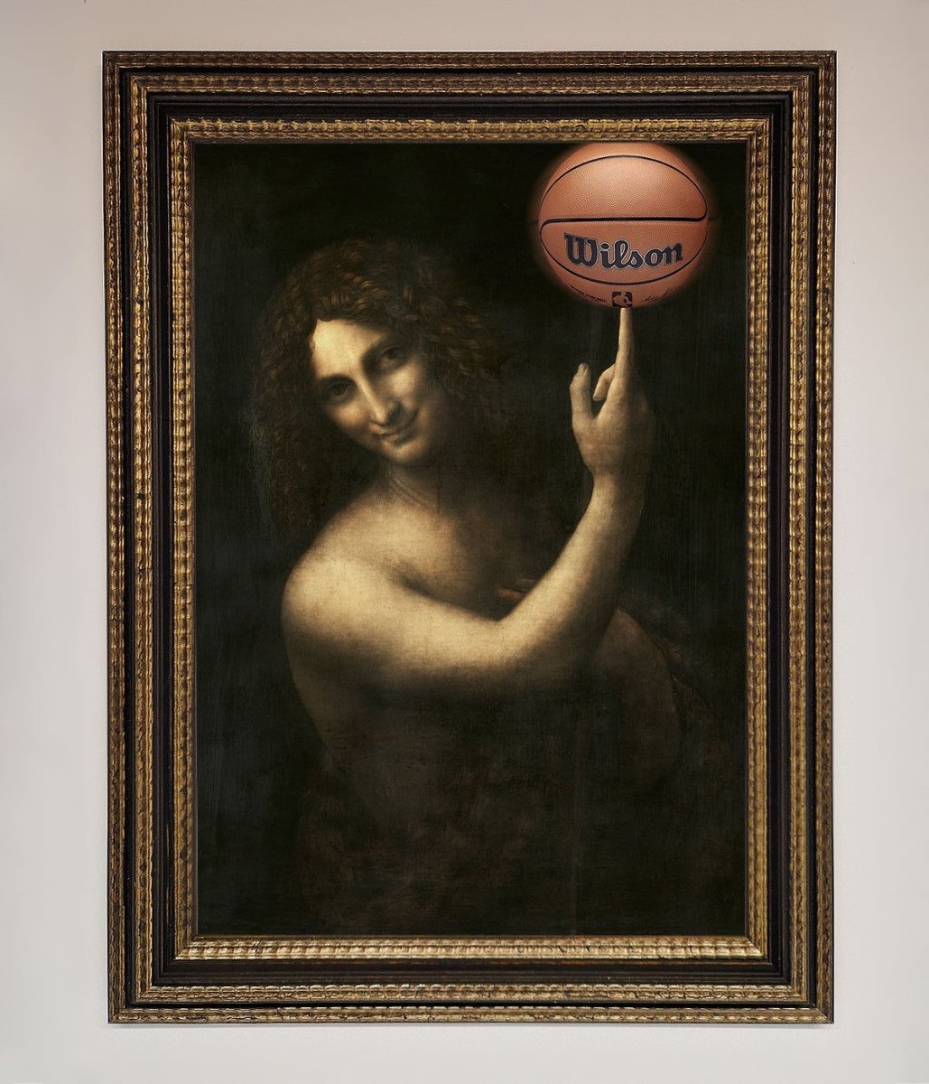 Basketball Renaissance Altered Framed Print