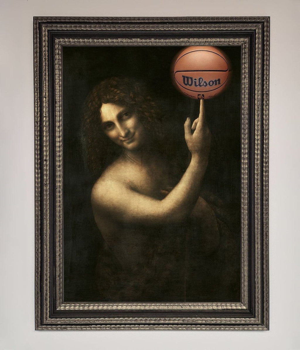 Basketball Renaissance Altered Framed Print