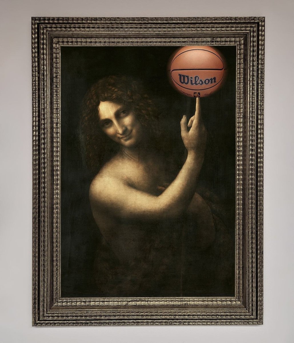 Basketball Renaissance Altered Framed Print