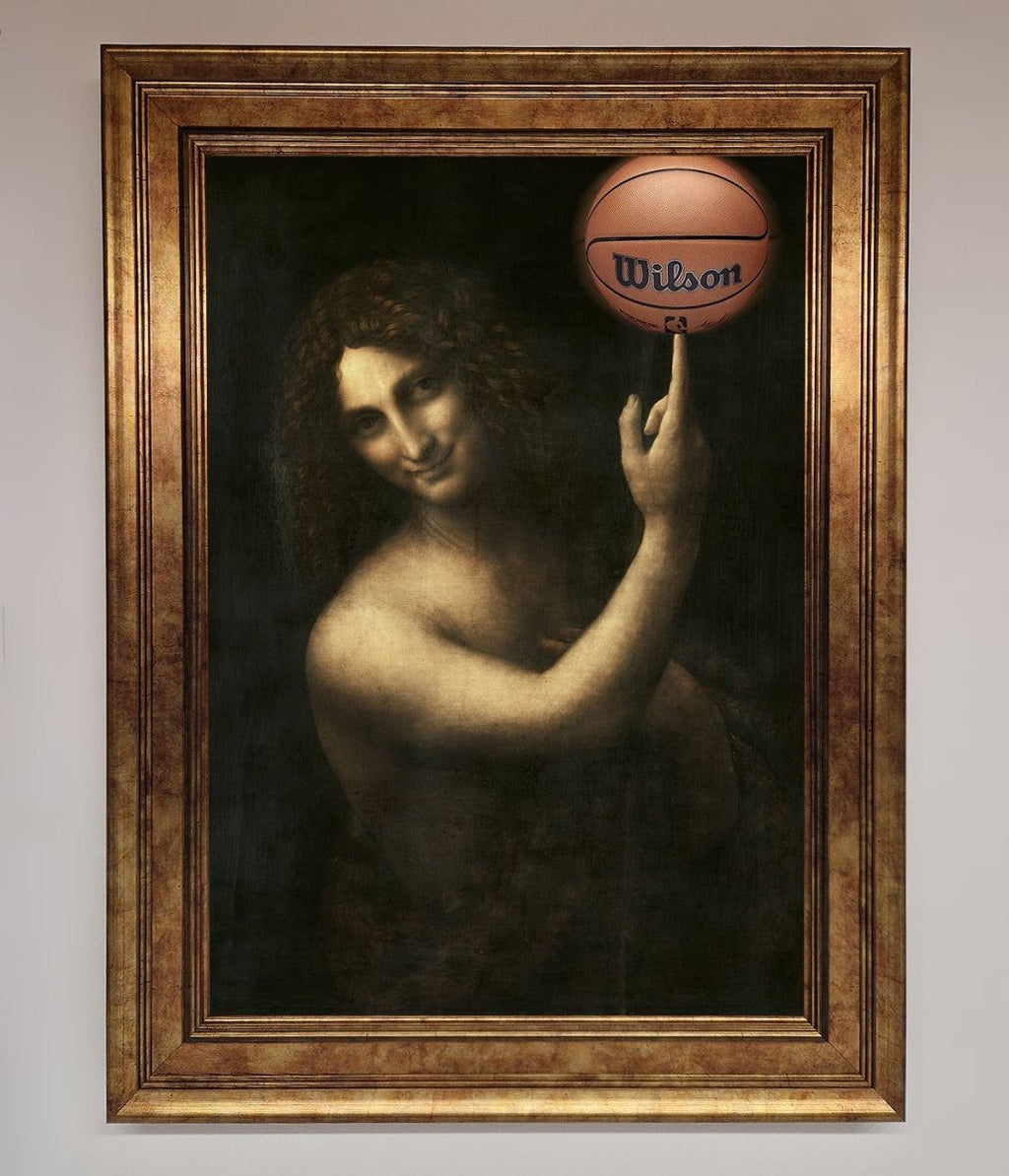 Basketball Renaissance Altered Framed Print