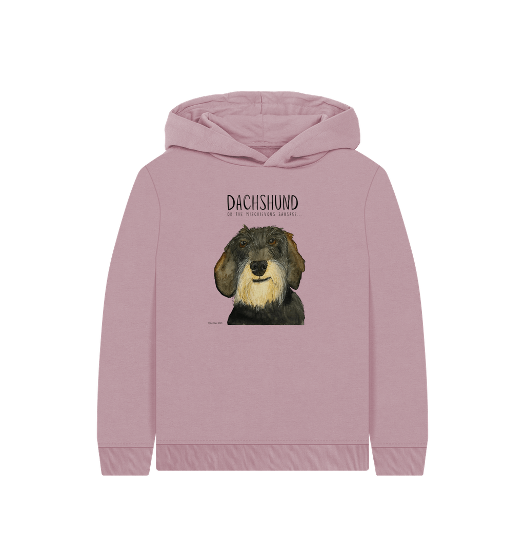 Wire Haired Sausage Dog Hoodie for Kids