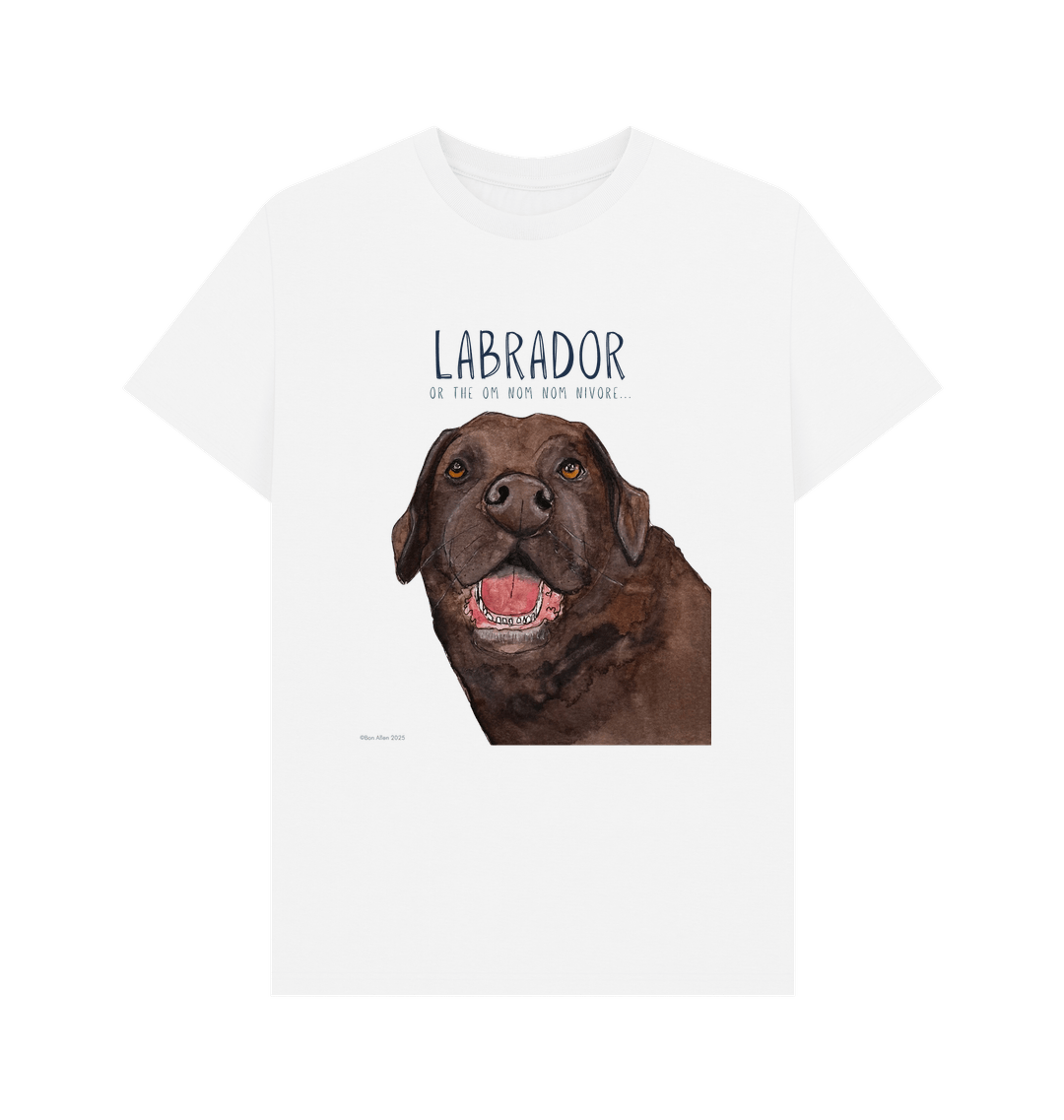 Chocolate Labrador Snack Goals Men's T-Shirt