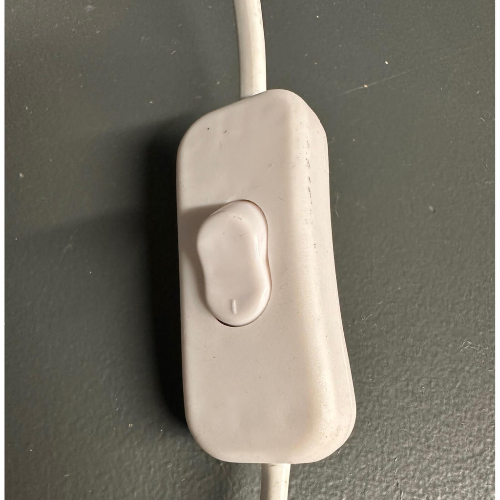 Whitewashed wood table lamp with linen shade, rustic farmhouse decor, warm ambient lighting. by Sostter at brixbailey.com