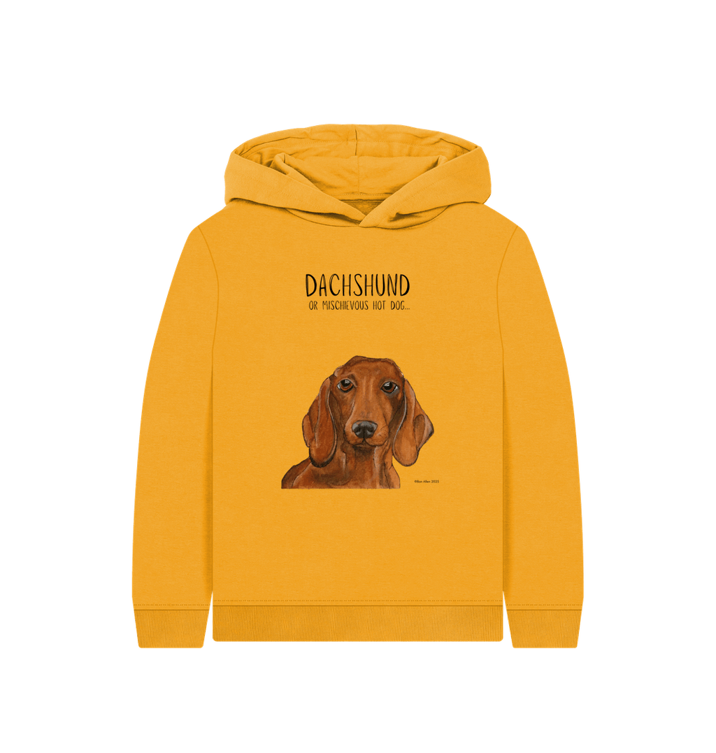 Dachshund Kids Hoodie Cozy Cute and Doxie Approved