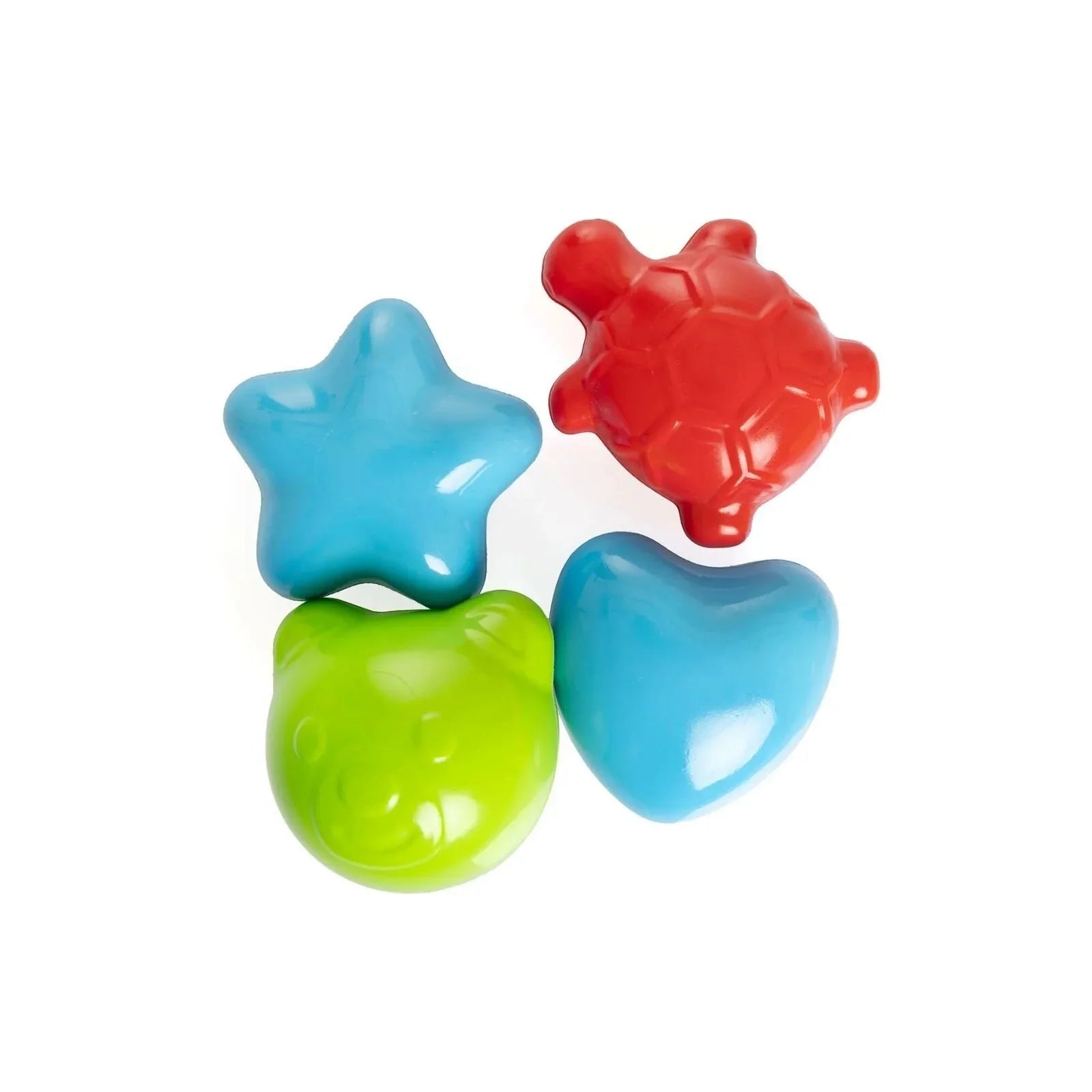 Colored Bath Toys 8 Piece Set