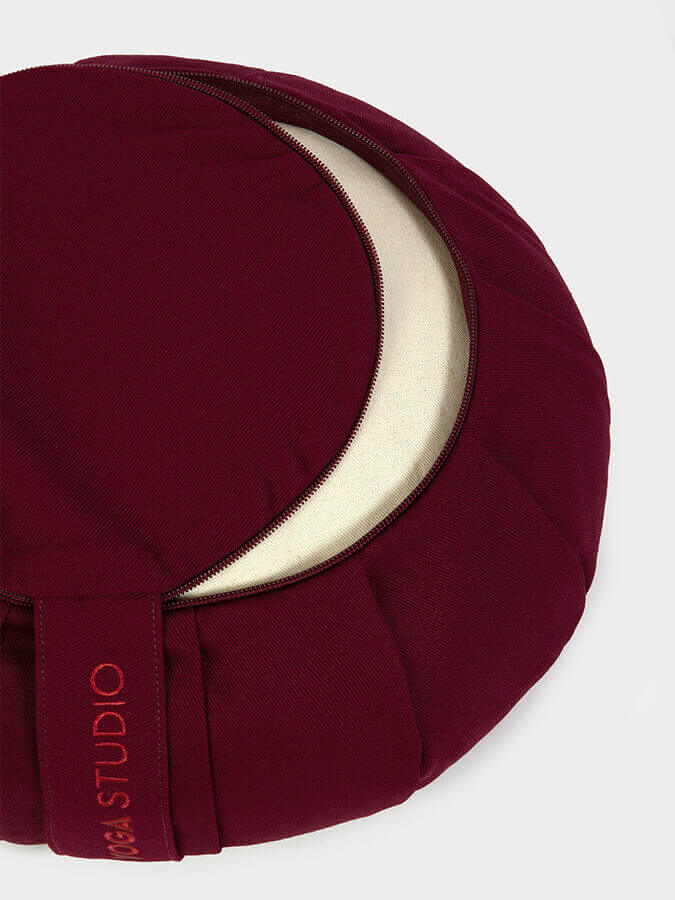 Organic Buckwheat Zafu Round Meditation Cushion