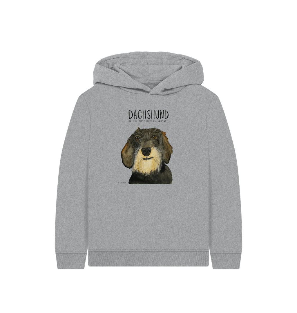 Wire Haired Sausage Dog Hoodie for Kids
