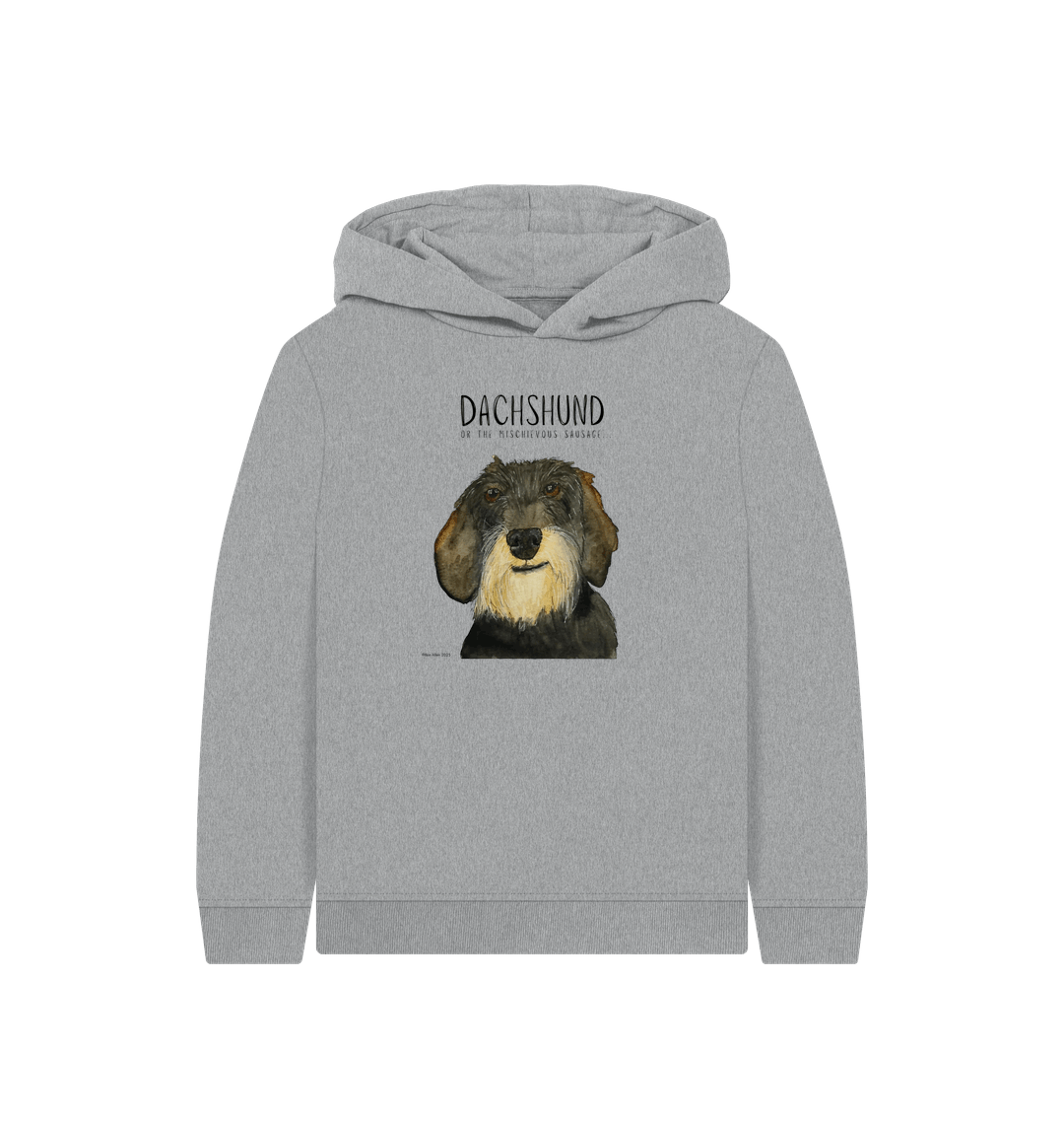 Wire Haired Sausage Dog Hoodie for Kids