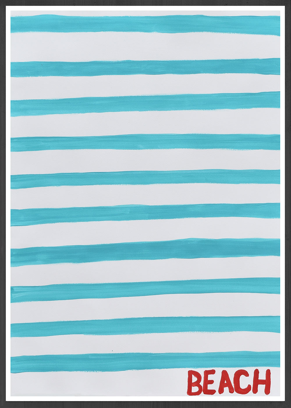 Beach Quirky Art Print