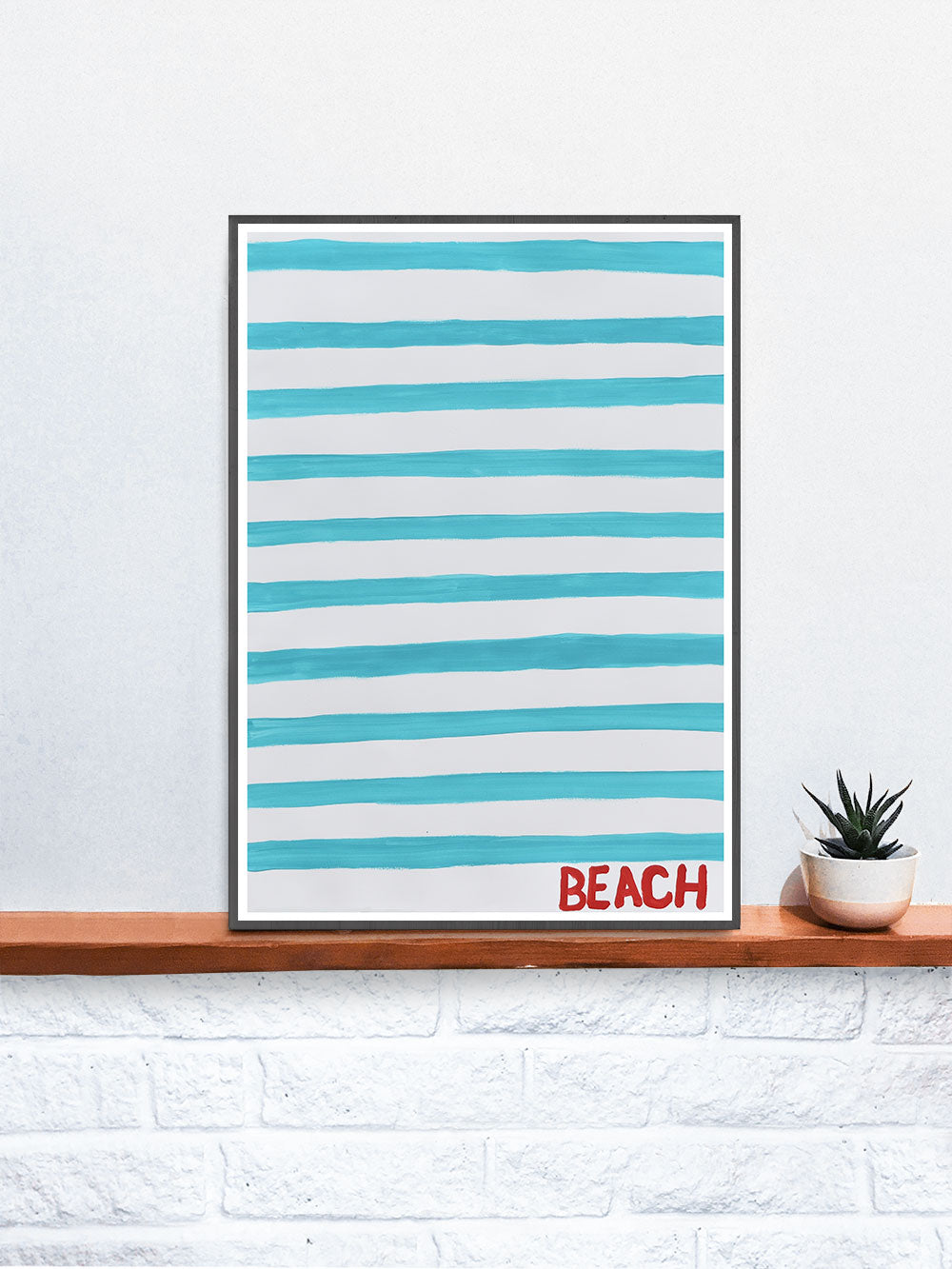 Beach Quirky Art Print
