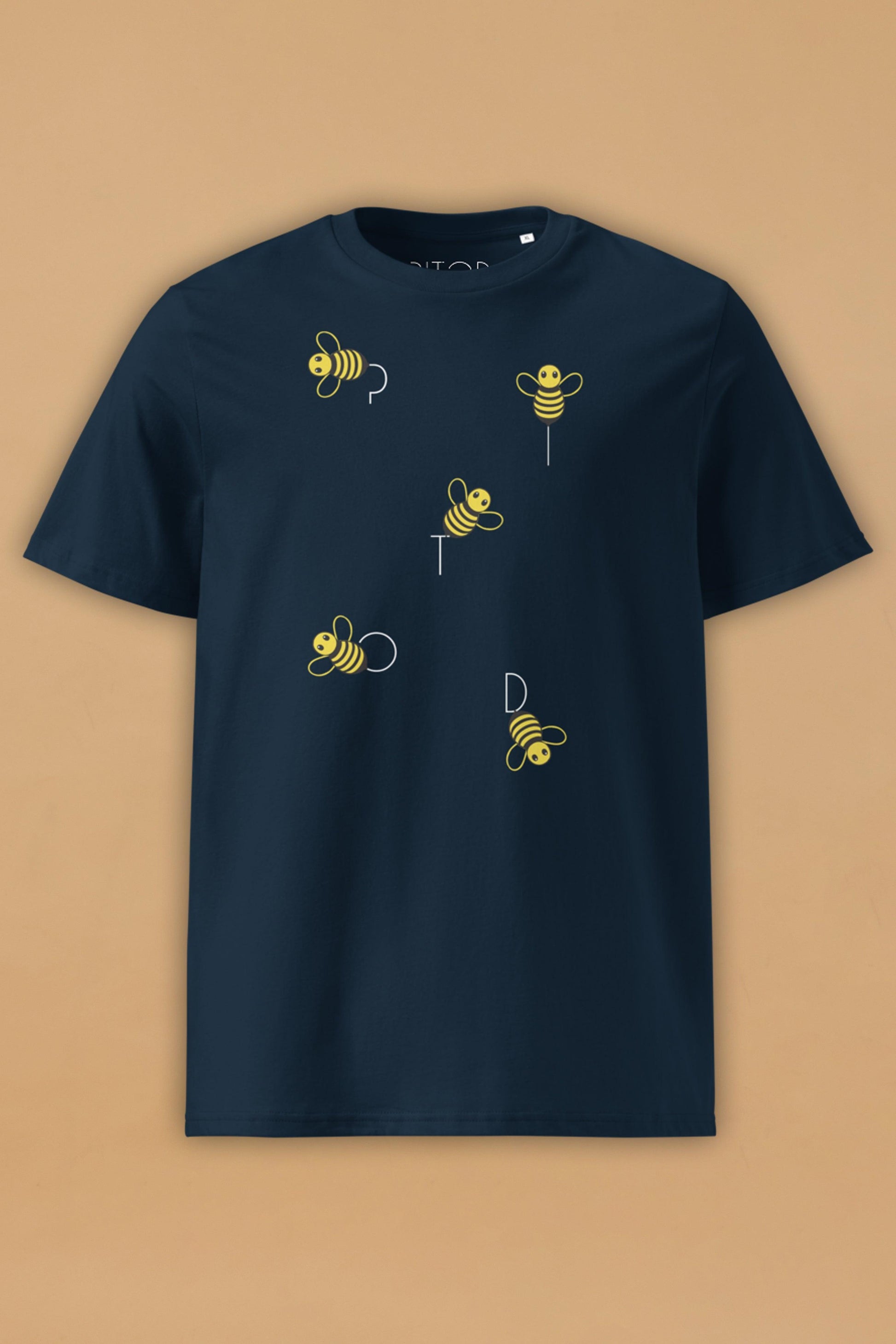 Bees T-Shirt in Navy
