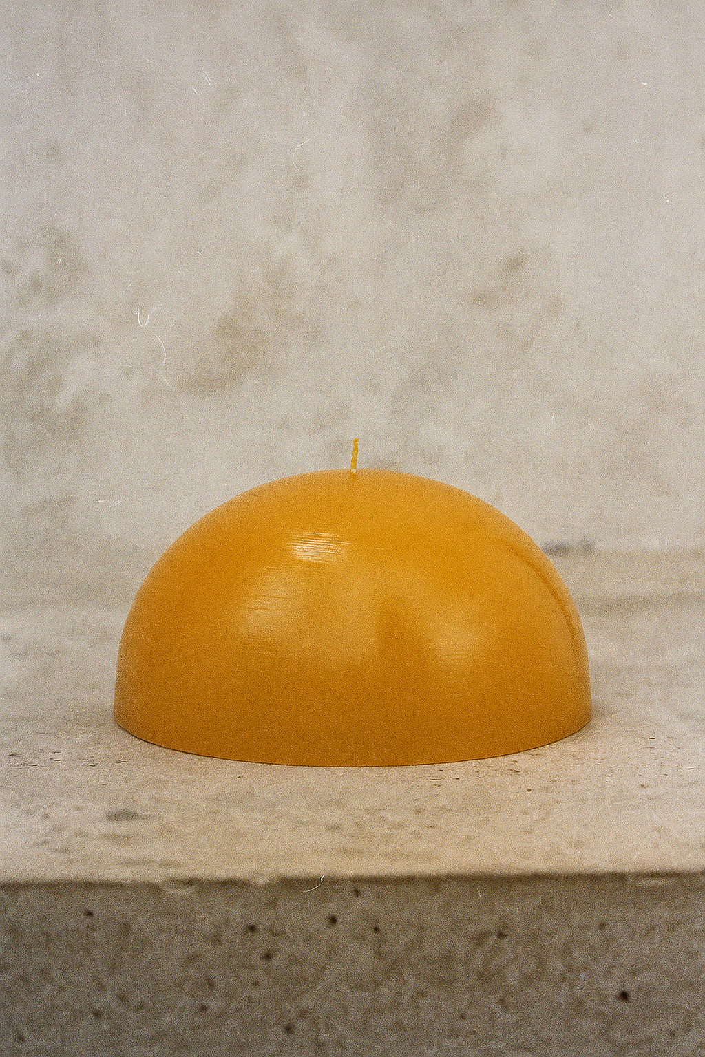 Hemisphere Beeswax Pillar Candle