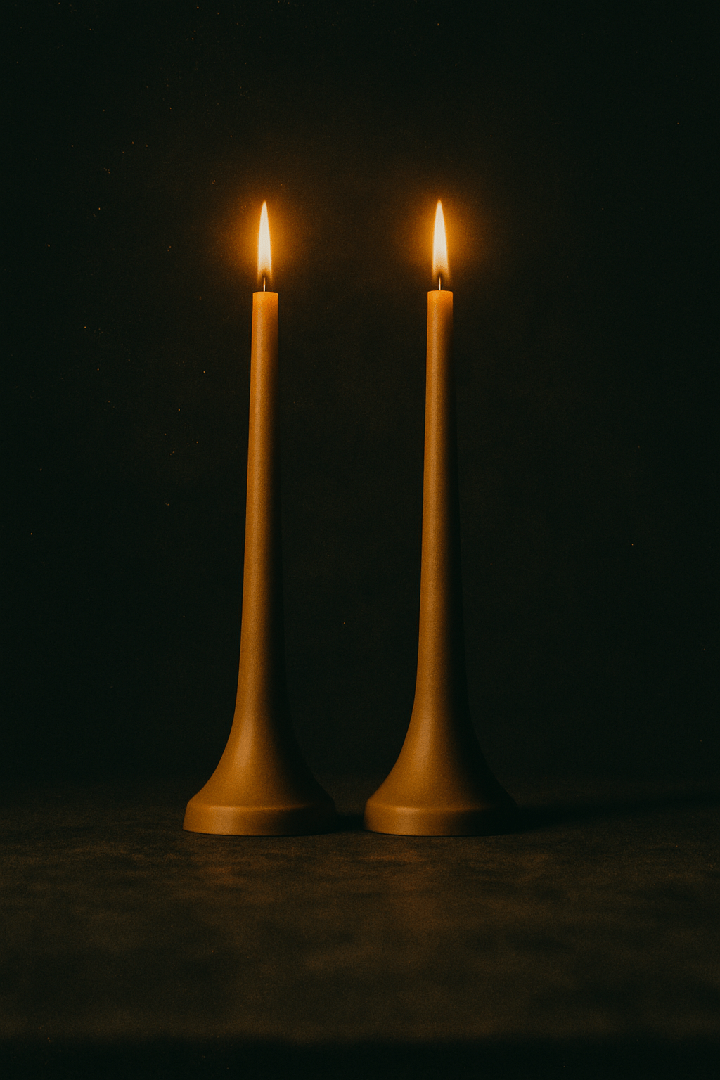 Double Dinner Pillar Candles Pure Beeswax