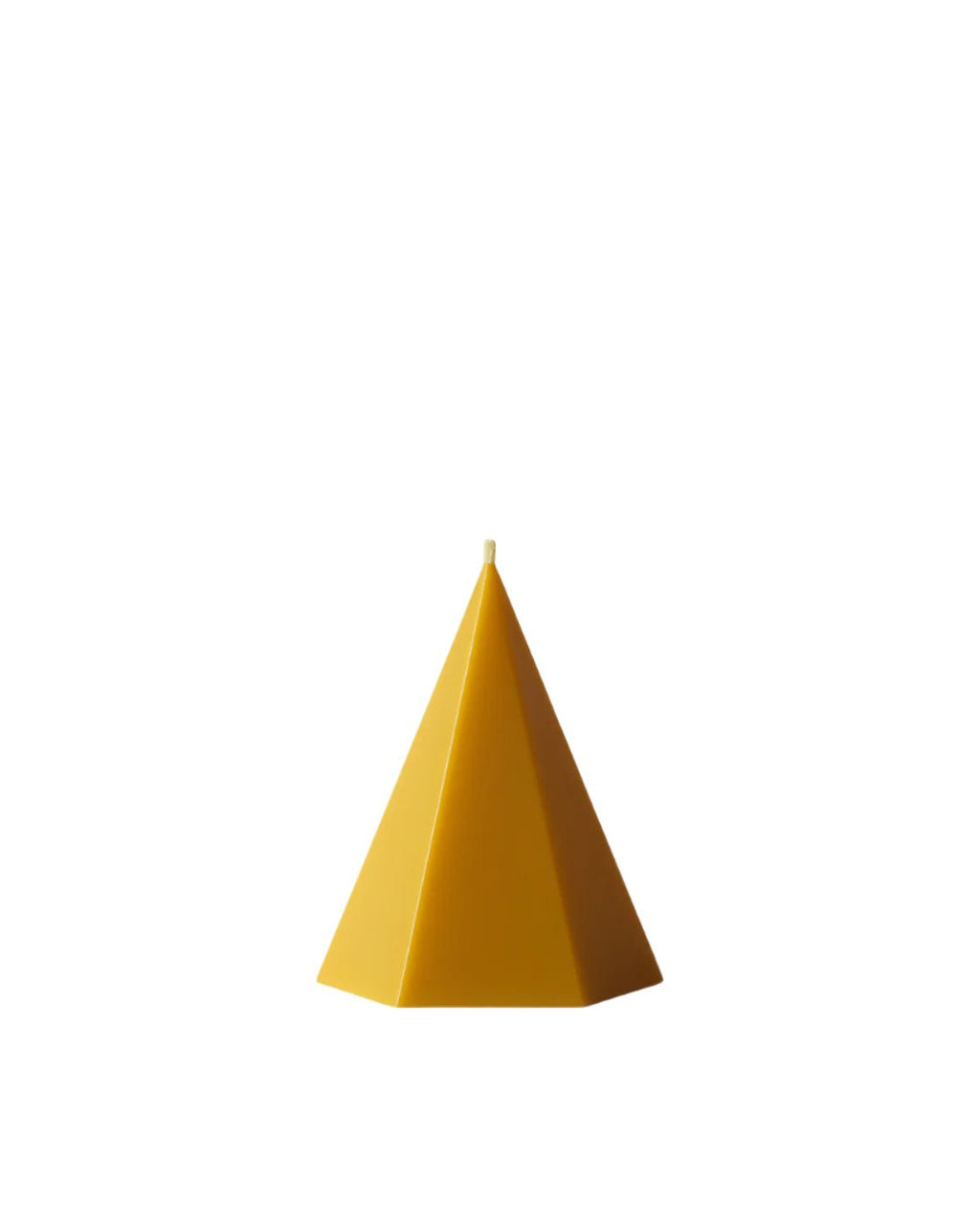 Pentagonal Pyramid Beeswax Candle
