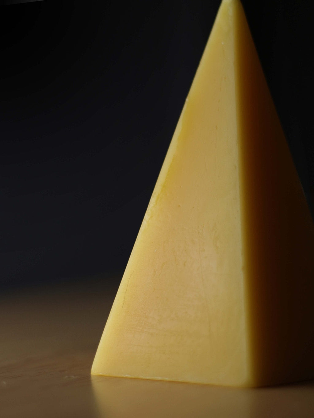 Pentagonal Pyramid Beeswax Candle