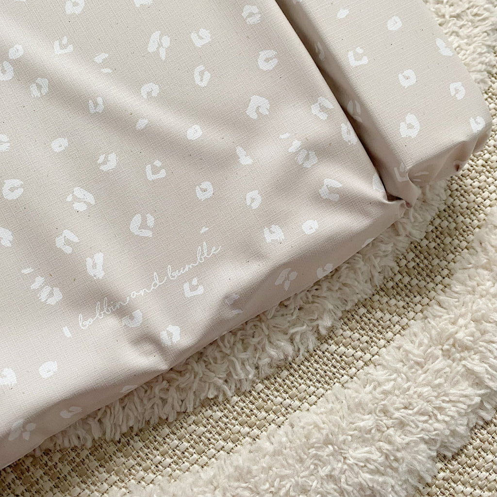 Standard Changing Mat - Sand Animal Print