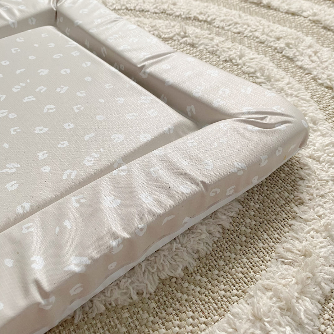 Standard Changing Mat - Sand Animal Print