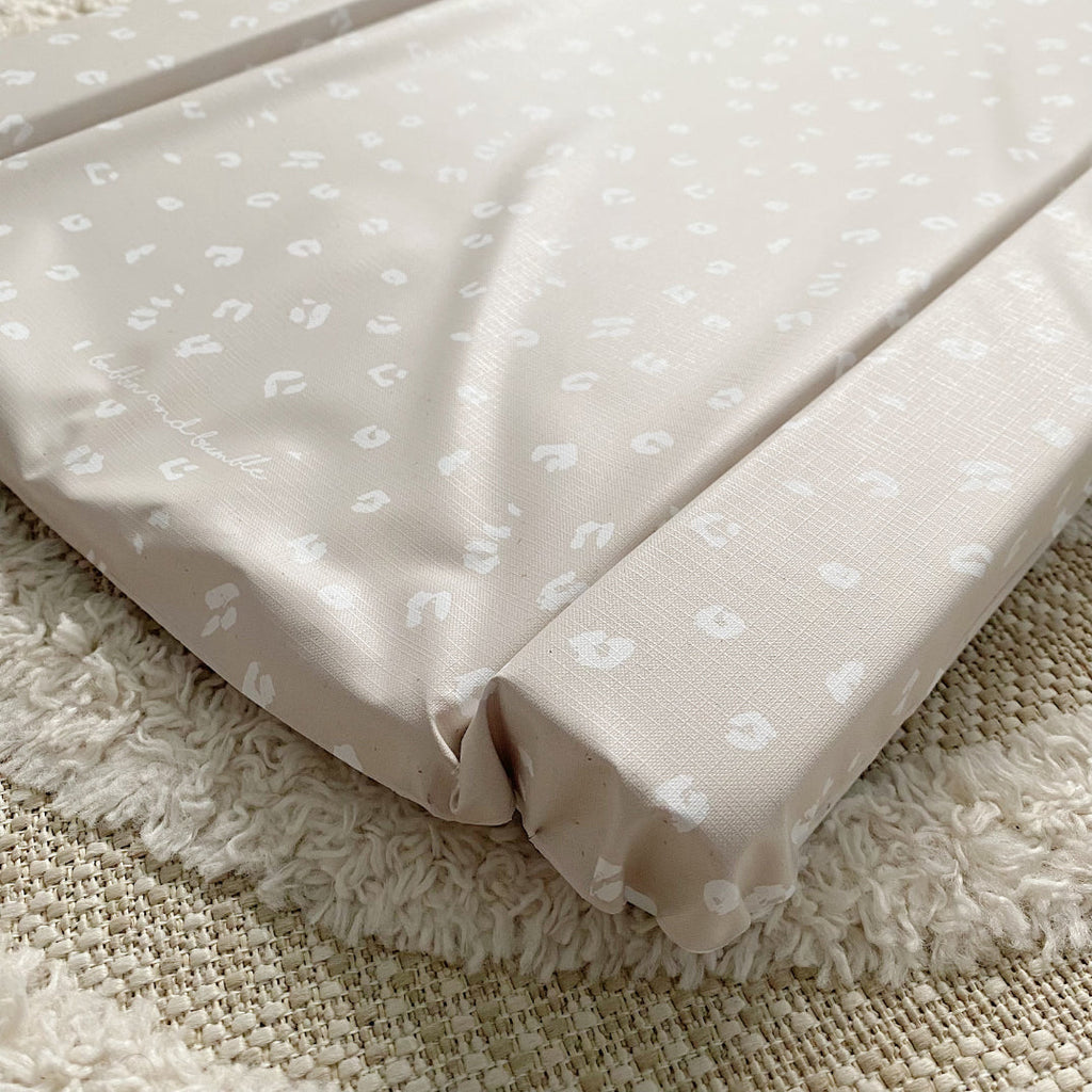 Standard Changing Mat - Sand Animal Print