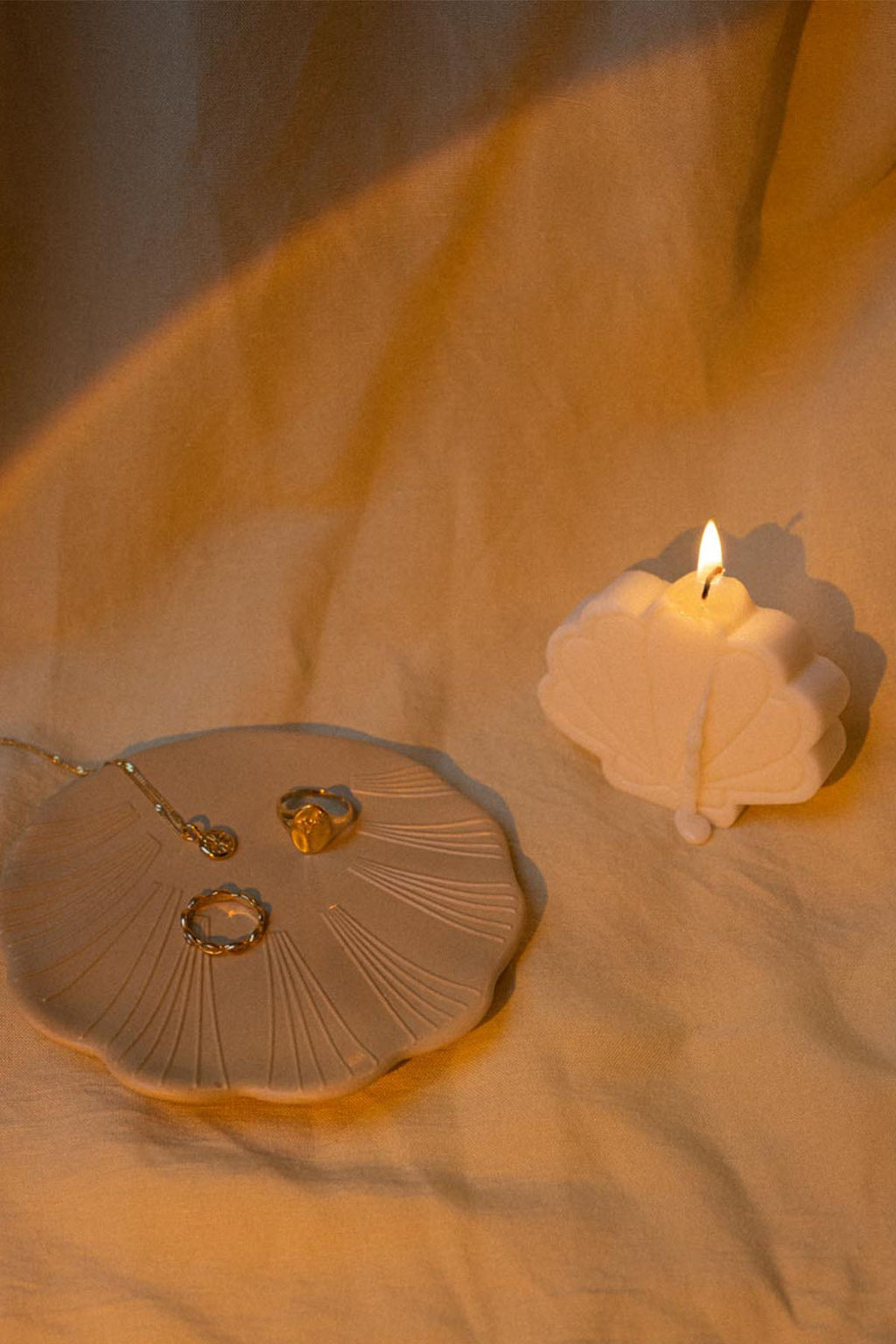 Large Scallop Shell Trinket Dish