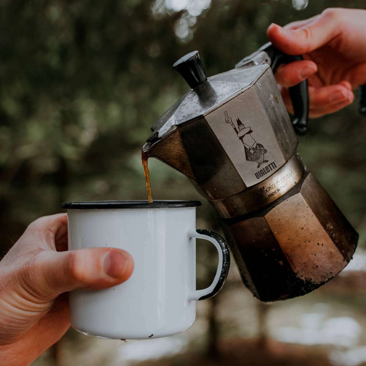 Stovetop Moka Express Coffee Maker