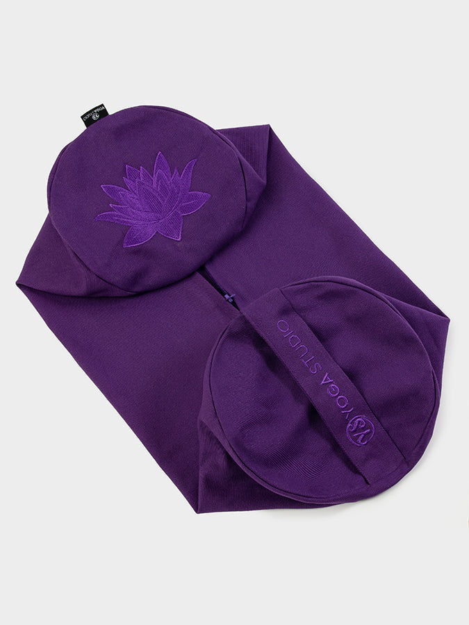 Round Lotus Bolster Outer Cushion Cover