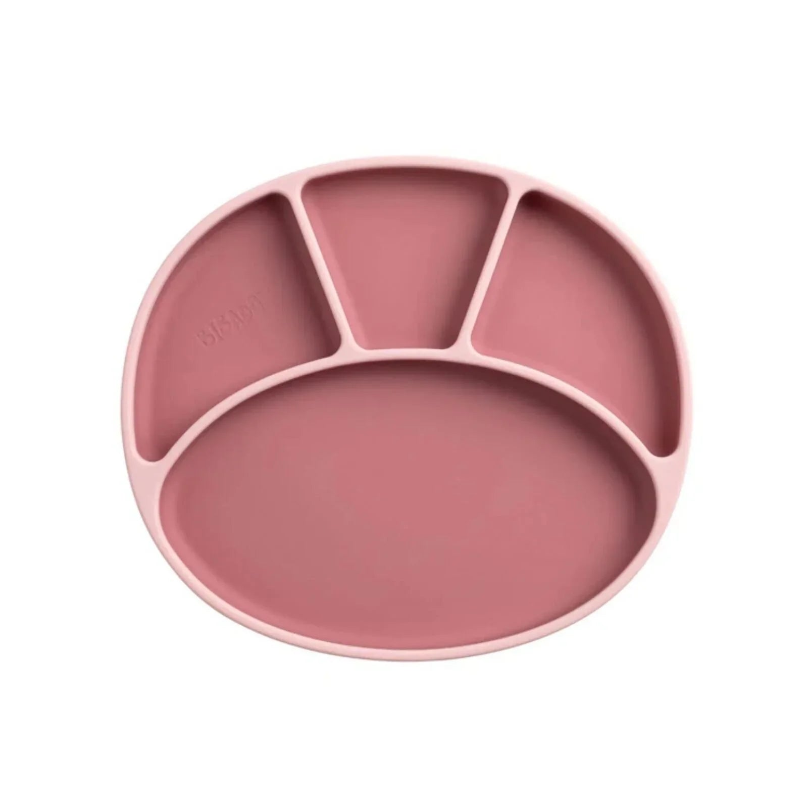 Silicone Suction Divider Plate in Blush