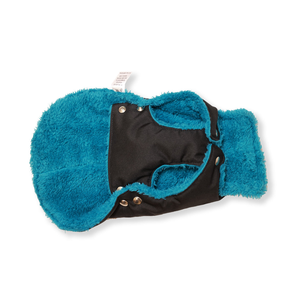 Black and Teal Teddy Bear Waterproof Dog Jacket