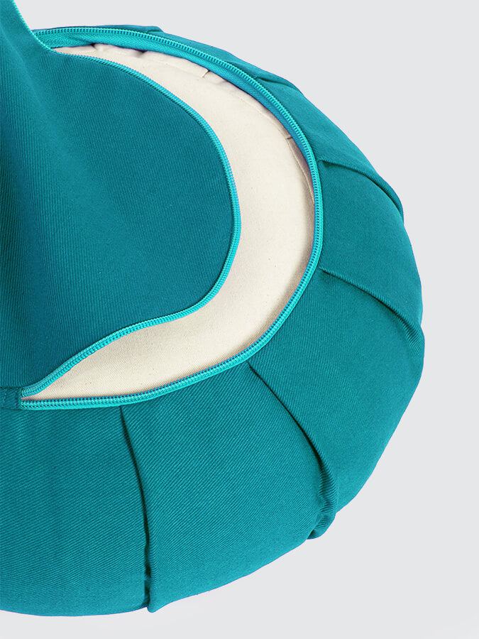 Organic Cotton Round Lotus Zafu Buckwheat Meditation Cushion