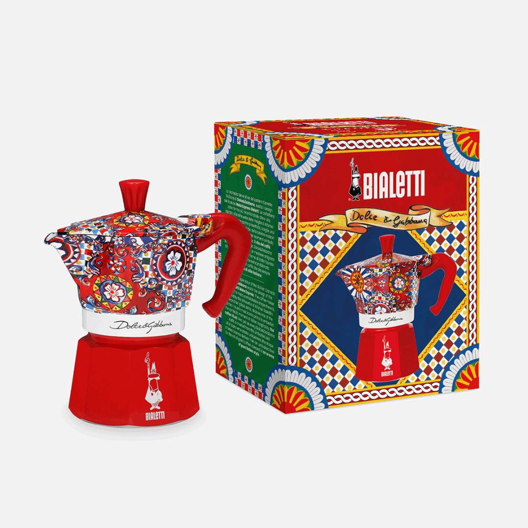 Sicilian Cart Moka Express Stovetop Coffee Maker