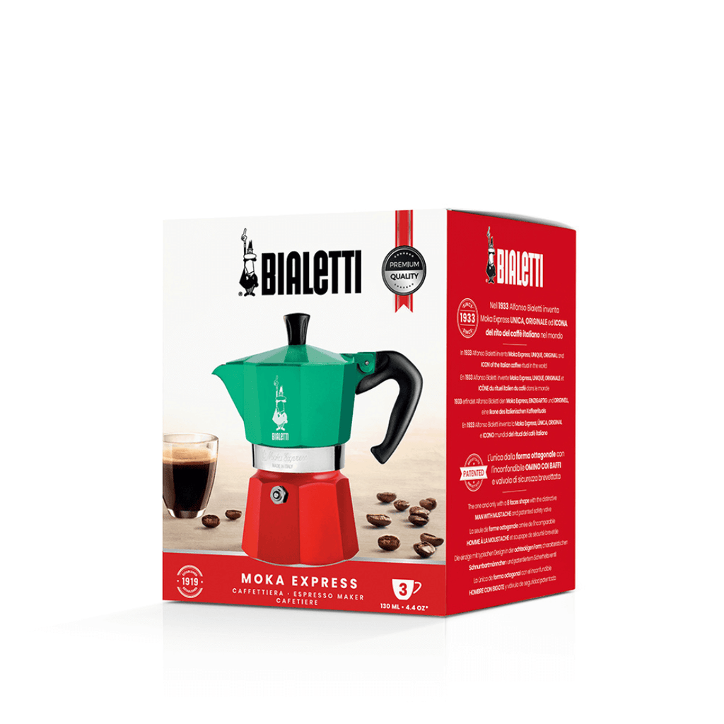 Stovetop Coffee Maker Tricolore Italia