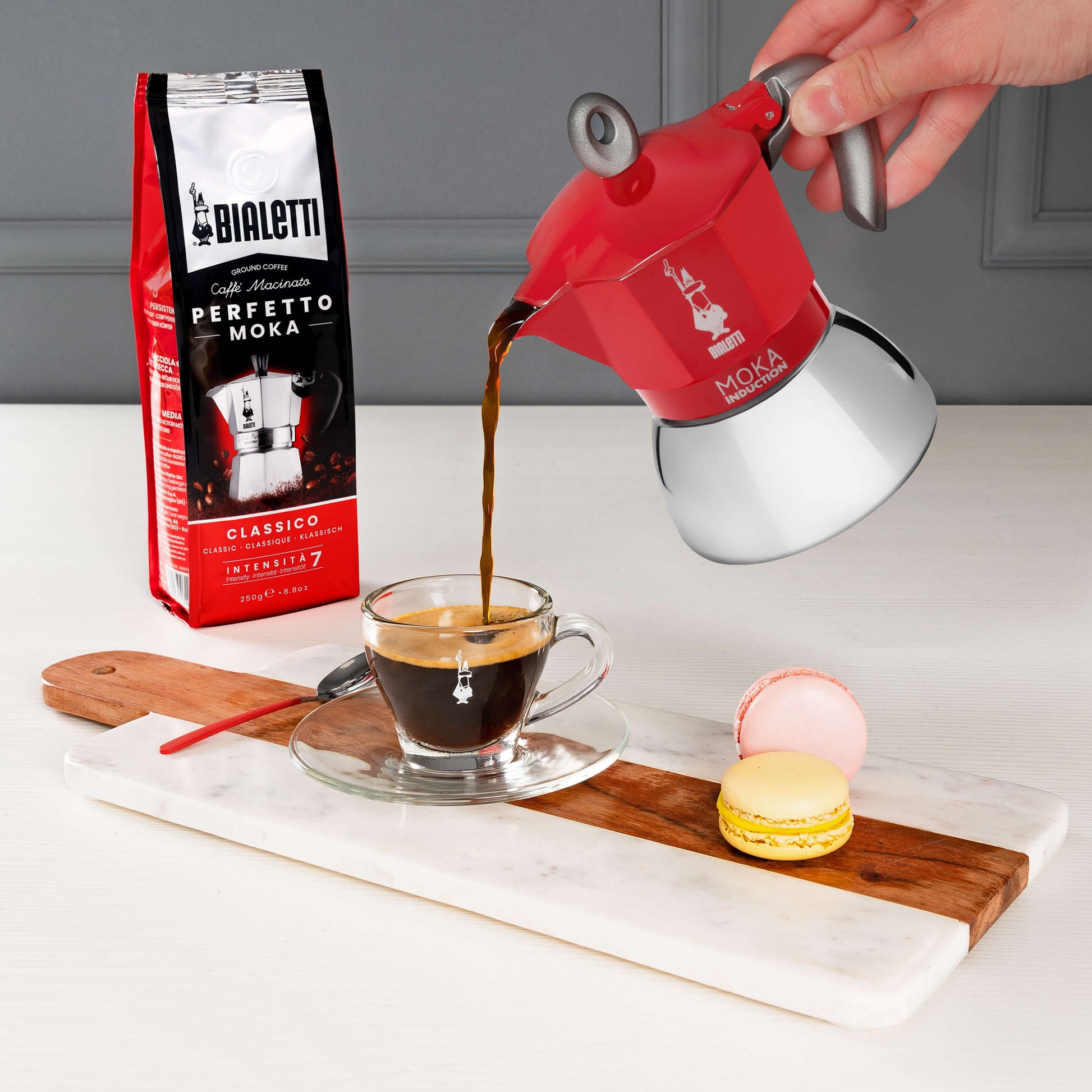 Moka Induction Stovetop Coffee Maker