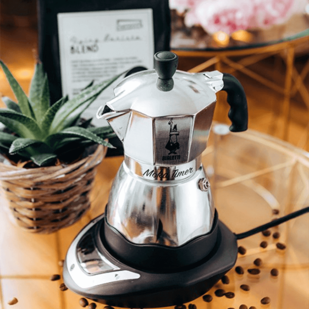 Moka Timer Electric Coffee Maker UK Plug