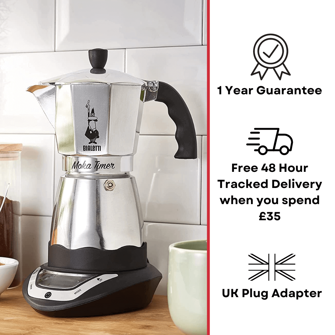 Moka Timer Electric Coffee Maker UK Plug