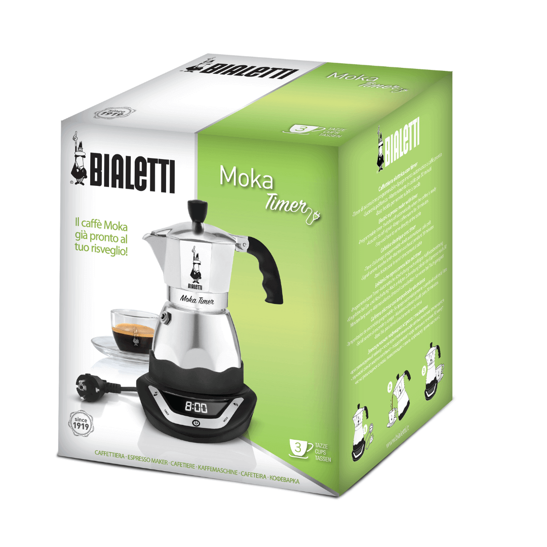 Moka Timer Electric Coffee Maker UK Plug