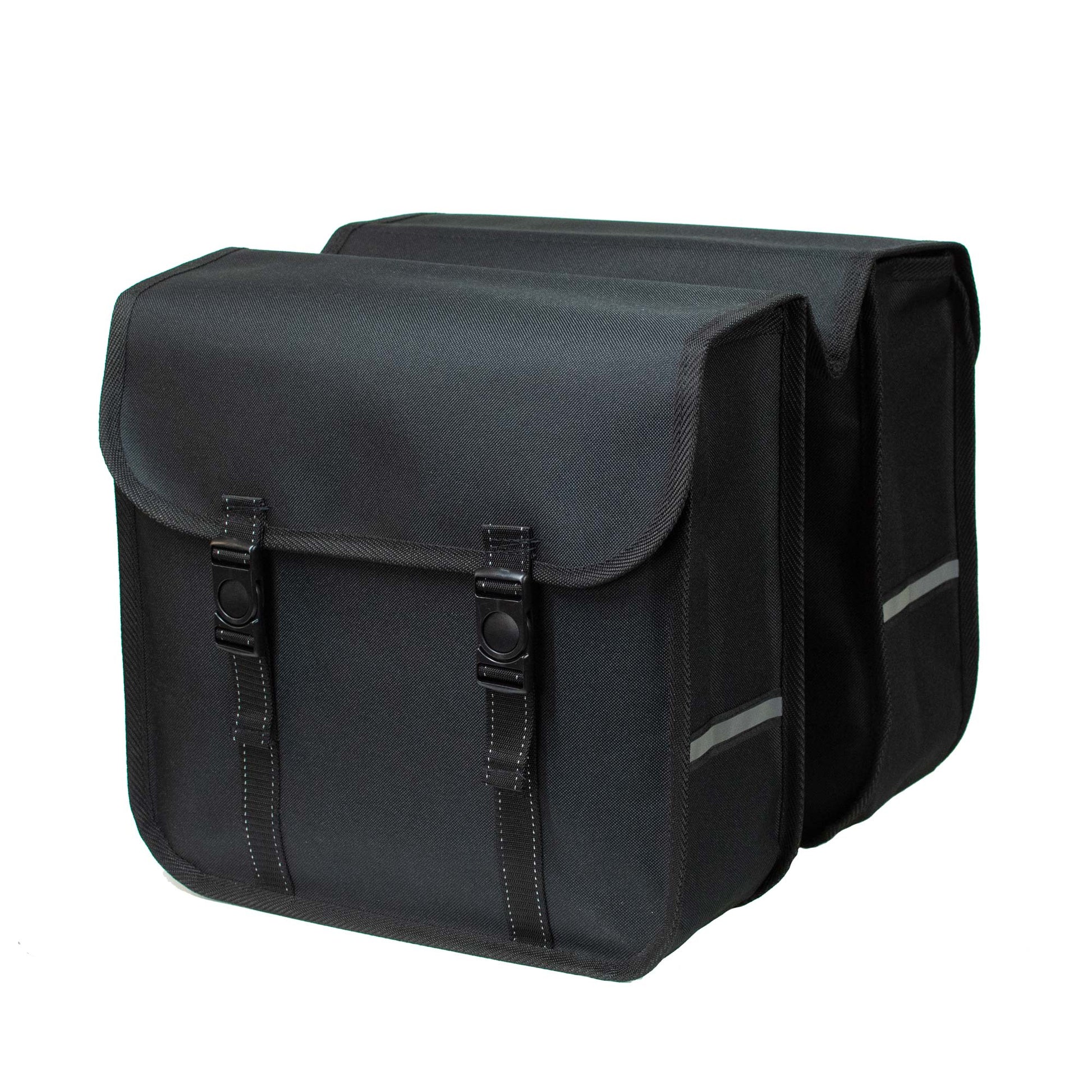 Black Bicycle Double Pannier Bag